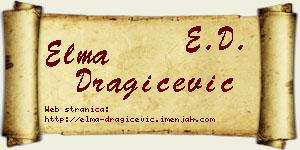 Elma Dragičević vizit kartica